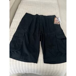 NWT Burnside Men’s Black Cargo Shorts 32